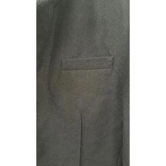 CROQUIS BLACK BOILED WOOL 1 BUTTON BLAZER - Picture 5 of 9